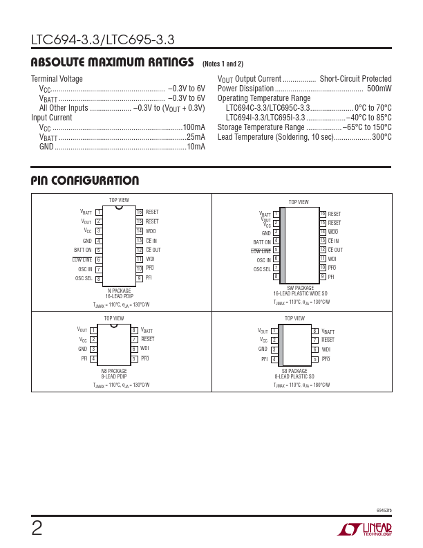 LTC695-3.3