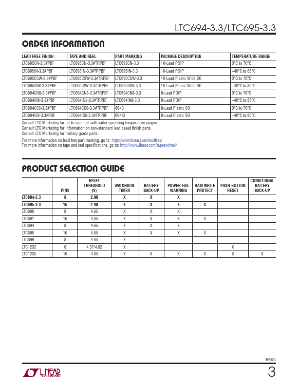 LTC695-3.3