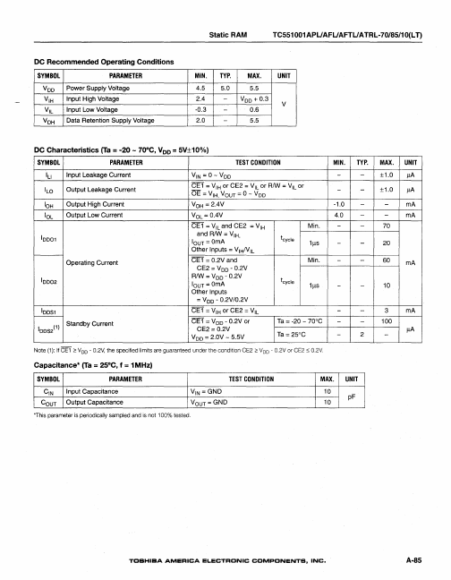 TC551001APL-70LT