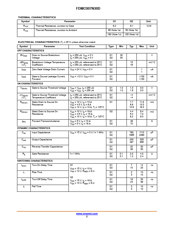 FDMC007N30D