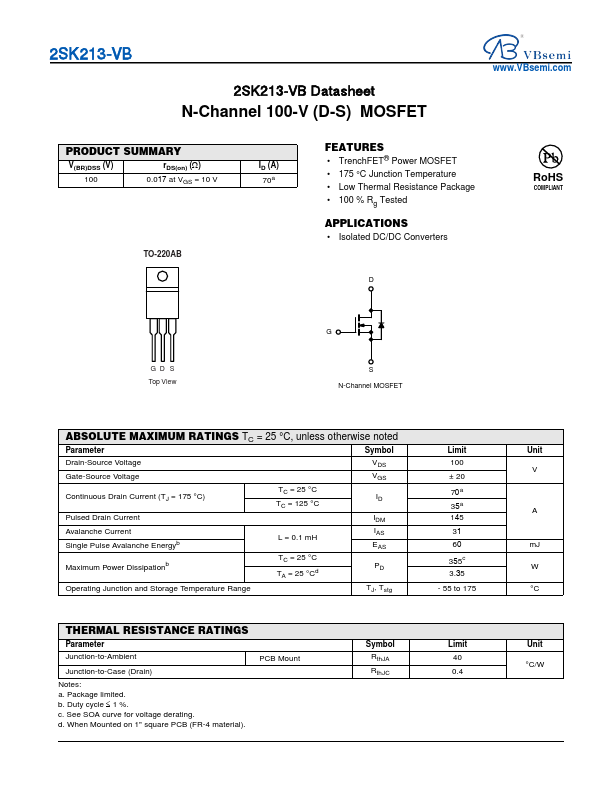 2SK213 Datasheet Preview