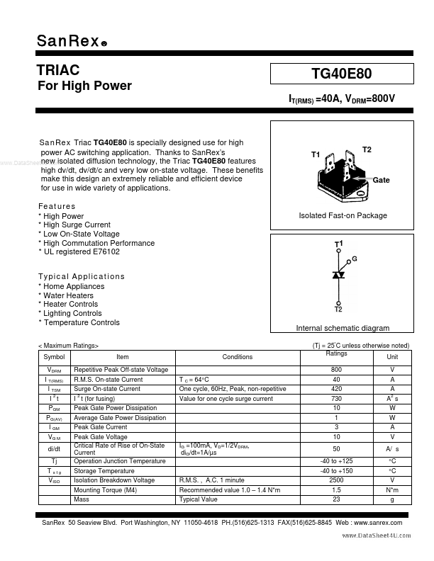 TG40E80