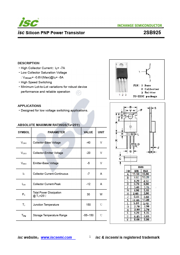 2SB925