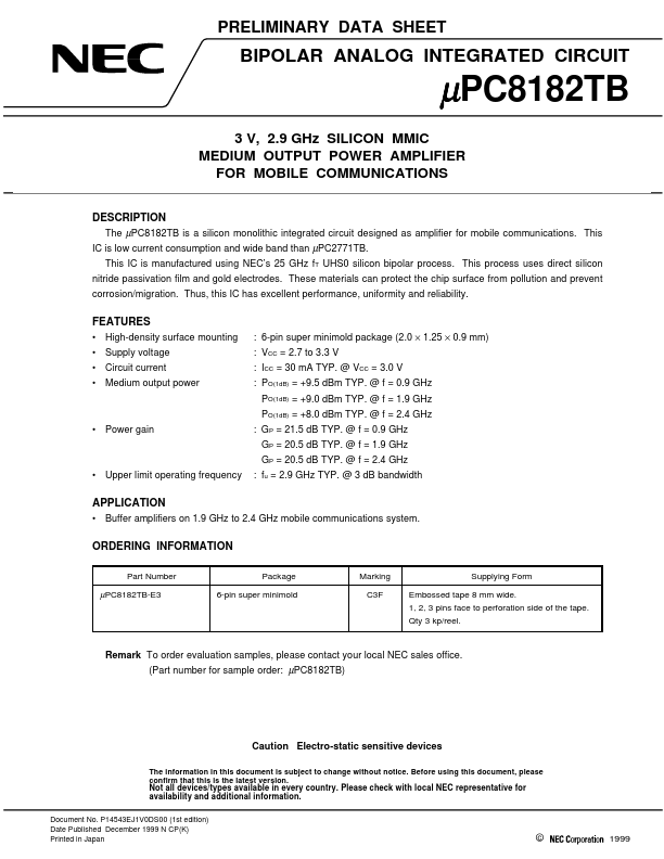 UPC8182TB