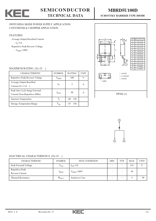 MBRD5U100D