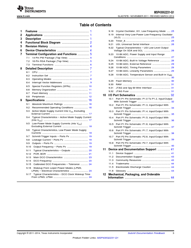 MSP430G2231-Q1