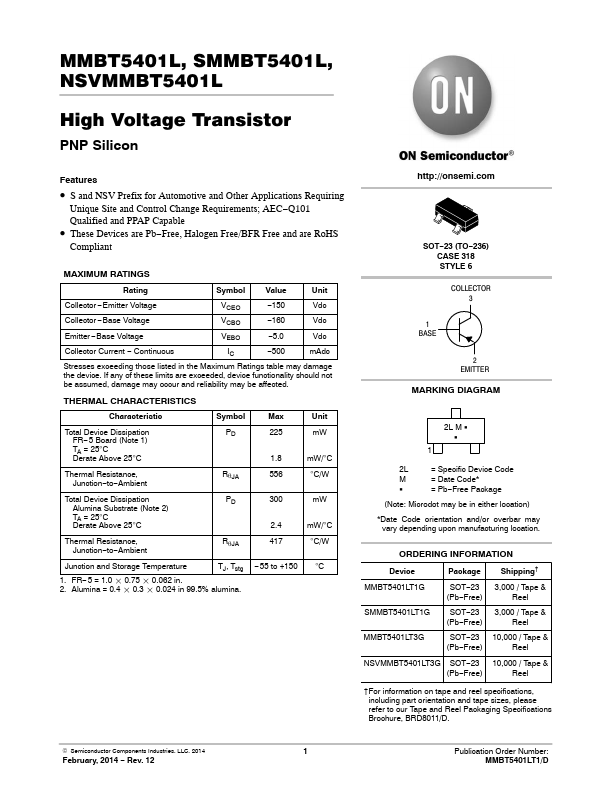 MMBT5401L