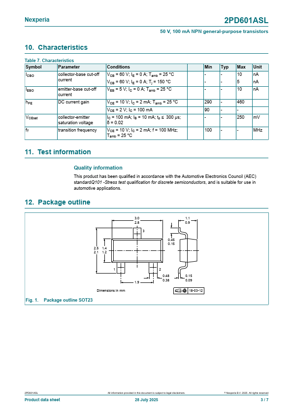datasheet Preview Page 3