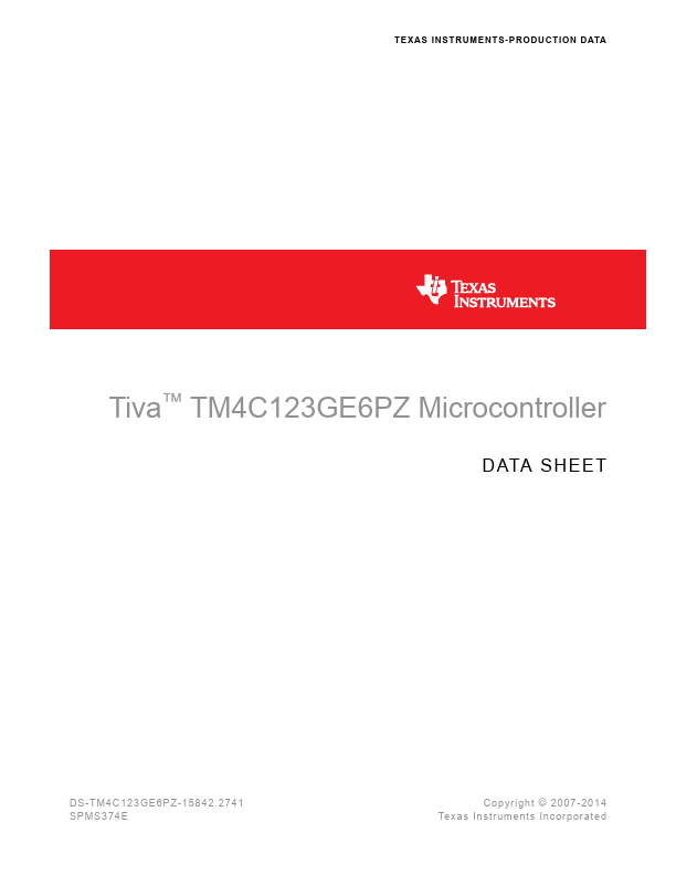 TM4C123GE6PZ