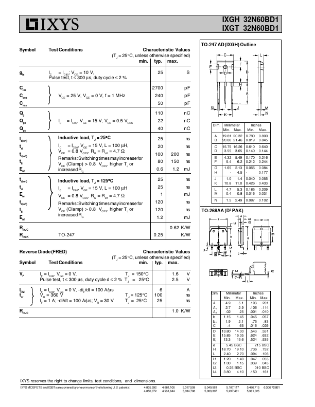 IXGT32N60BD1