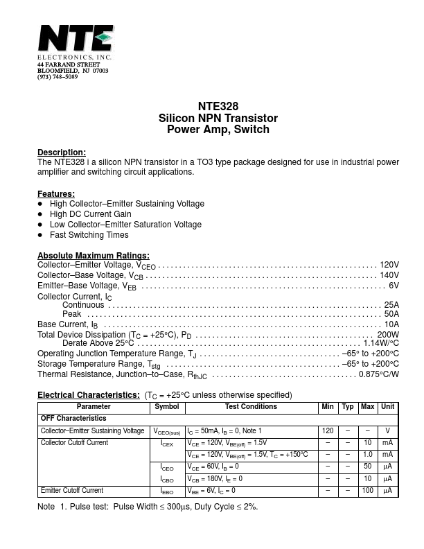 NTE328