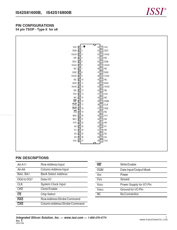 IS42S16800B