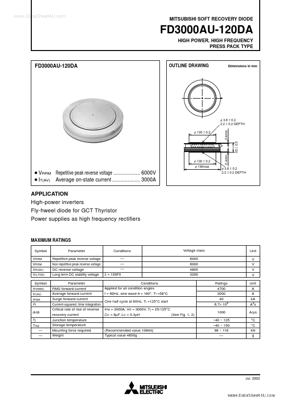 FD3000AU-120DA