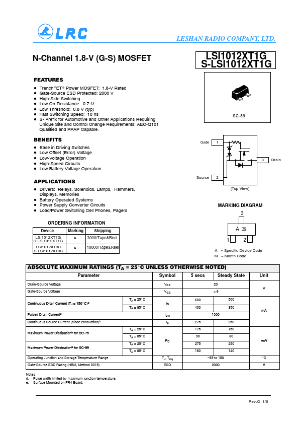 LSI1012XT1G