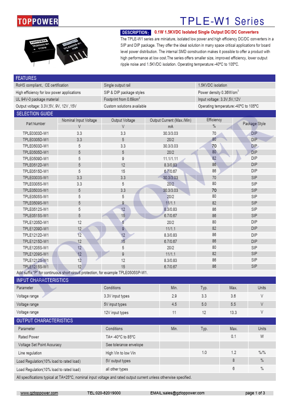 TPLE1205D-W1