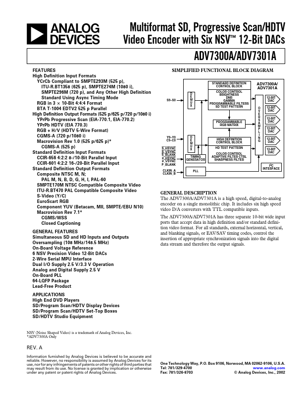 ADV7300A