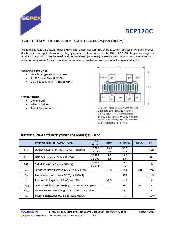 BCP120C