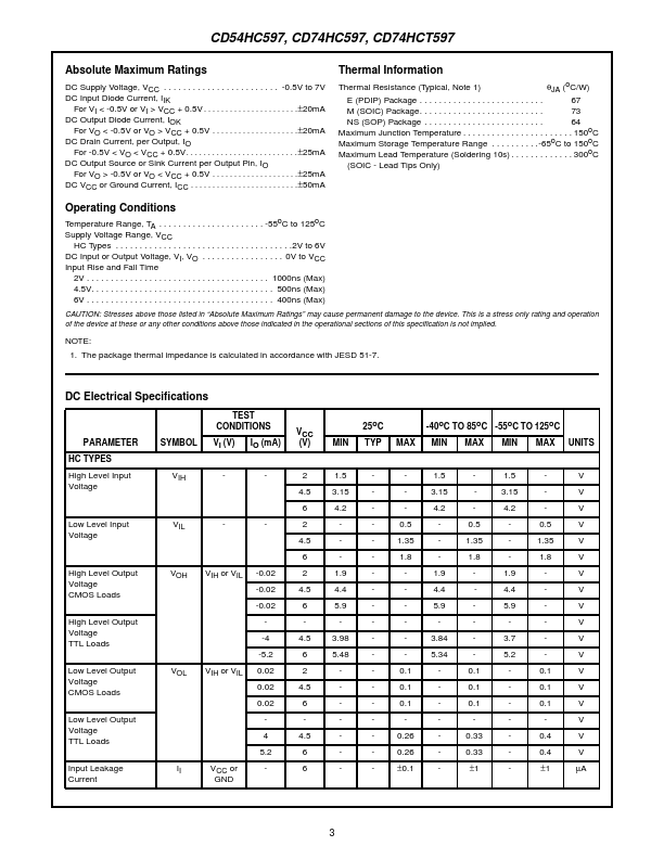 CD74HC597M