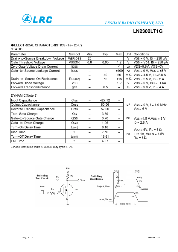 LN2302LT1G