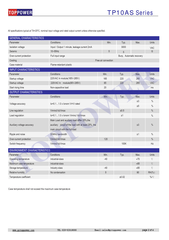 TP10AS220T05D15W