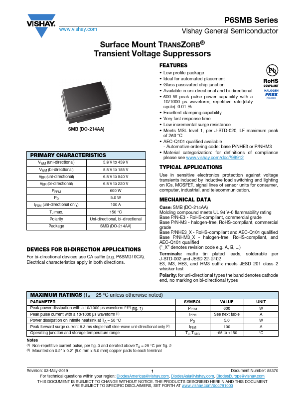 P6SMB110A