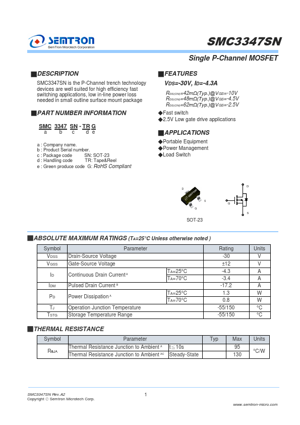 SMC3347SN Datasheet Preview