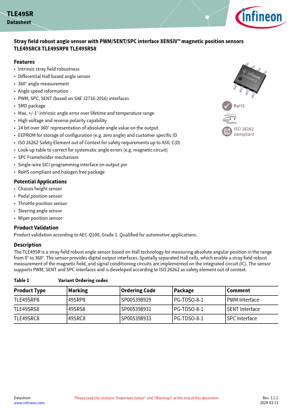 TLE49SR Datasheet Preview