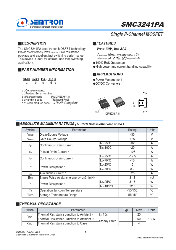 SMC3241PA Datasheet Preview