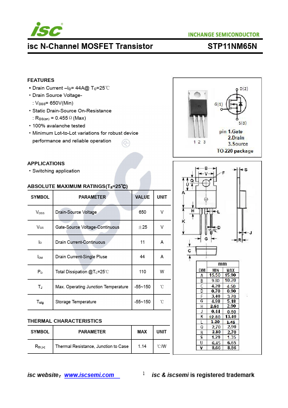 STP11NM65N