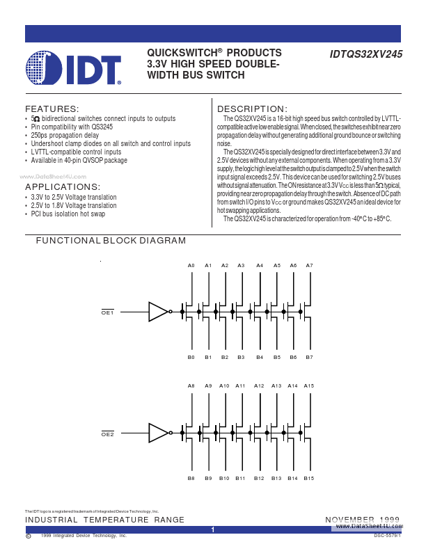 IDTQS32XV245