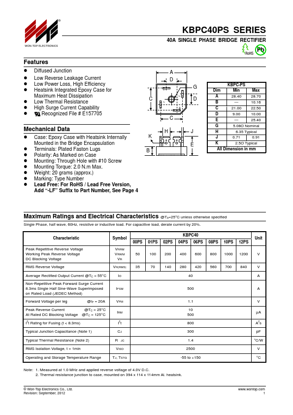 KBPC4006PS