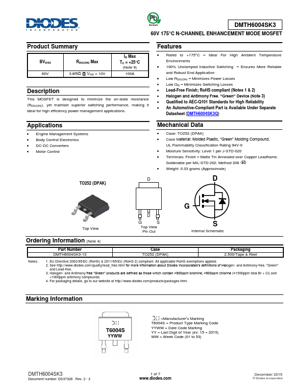 DMTH6004SK3