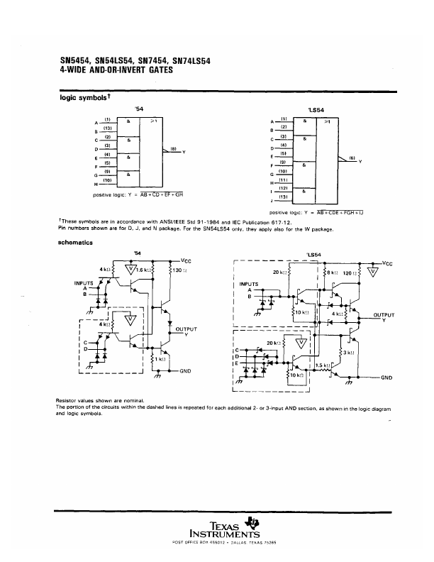 SN7454