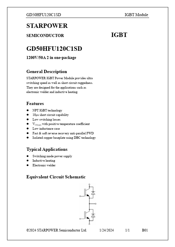 GD50HFU120C1SD Datasheet Preview