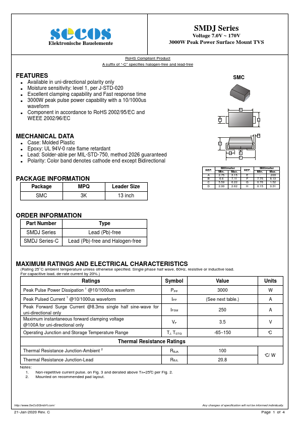 SMDJ60CA