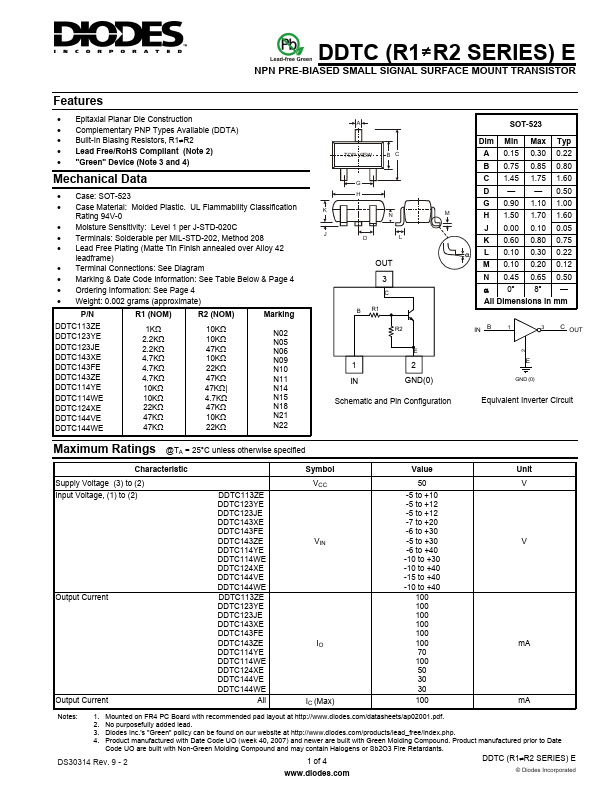 DDTC144VE