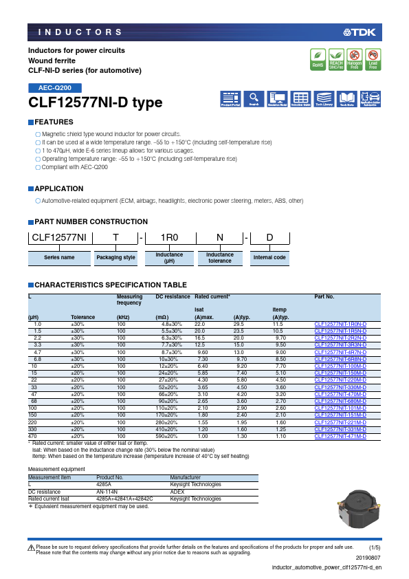 CLF12577NIT-330M-D