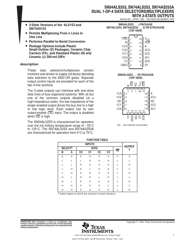 SN74AS253A