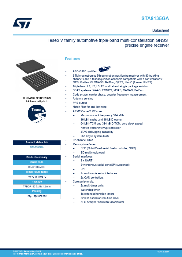 STA8135GA Datasheet Preview