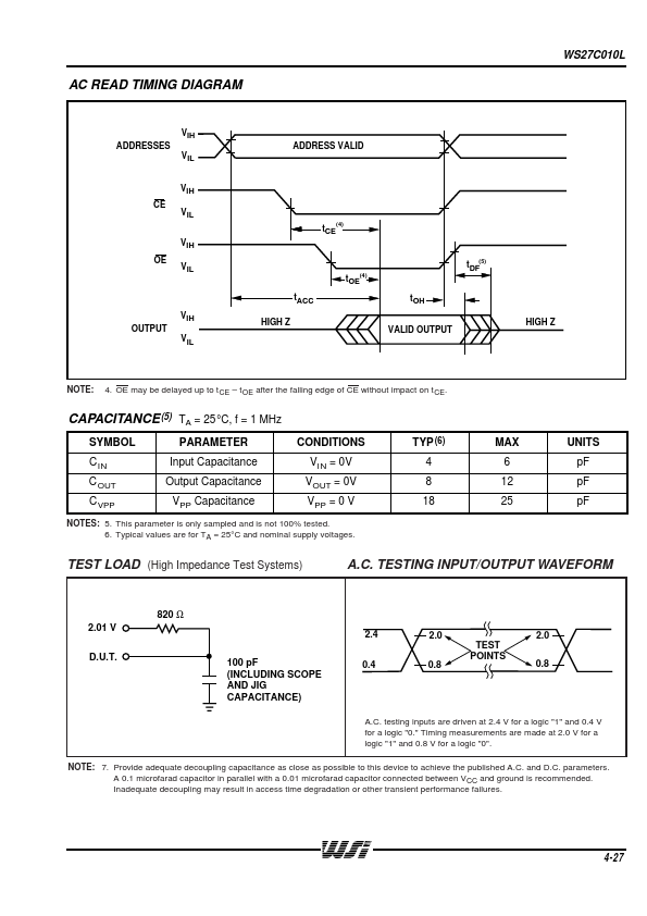 WS27C010L-15DMB