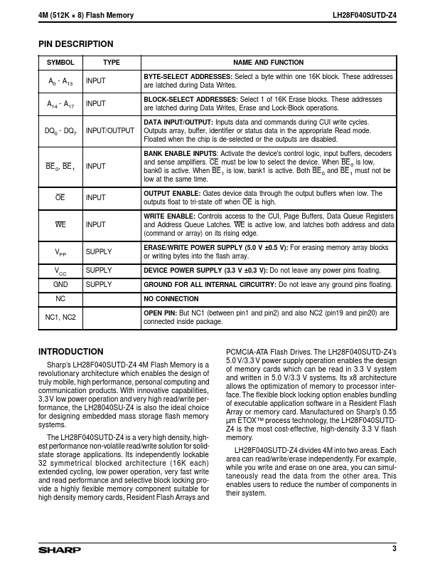 LH28F040SUTD-Z4