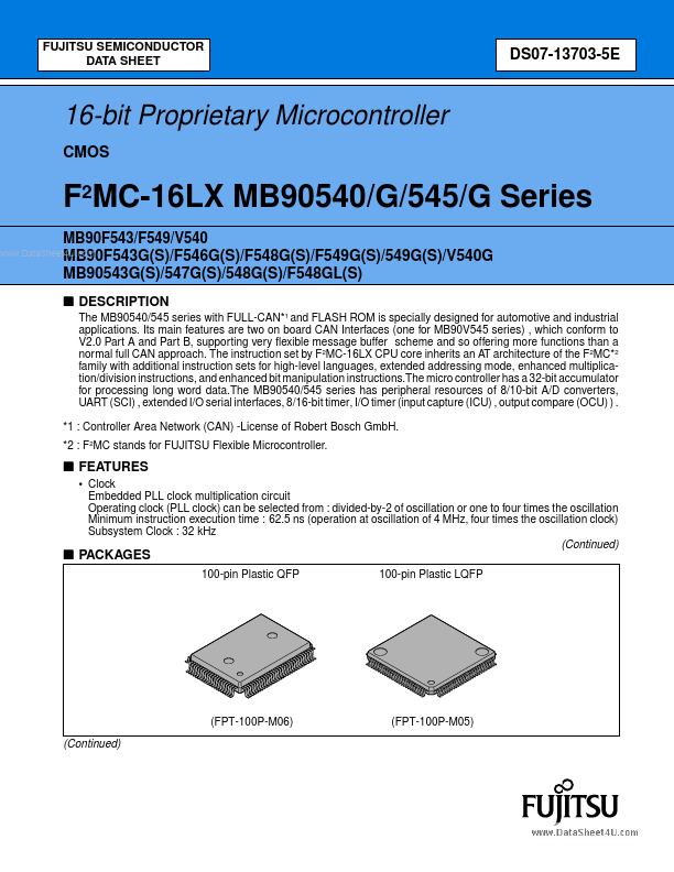 MB90F543GS