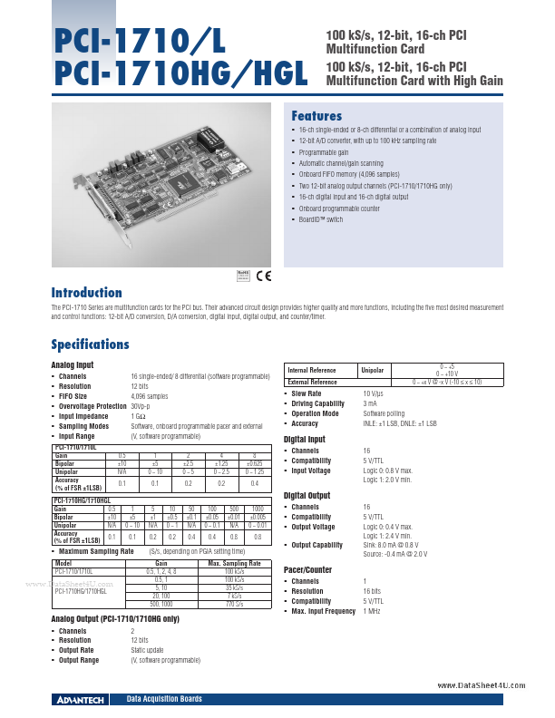 PCI-1710HG