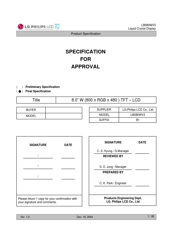 LB080WV3-B1