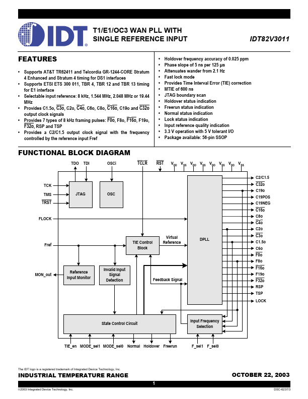 IDT82V3011