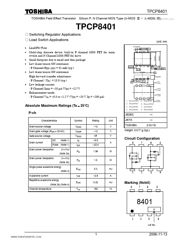 TPCP8401