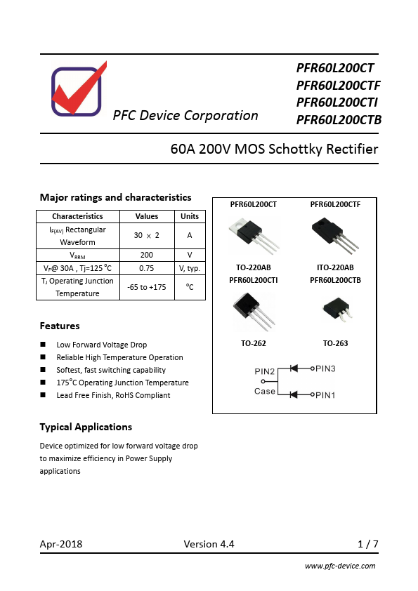 PFR60L200CTB