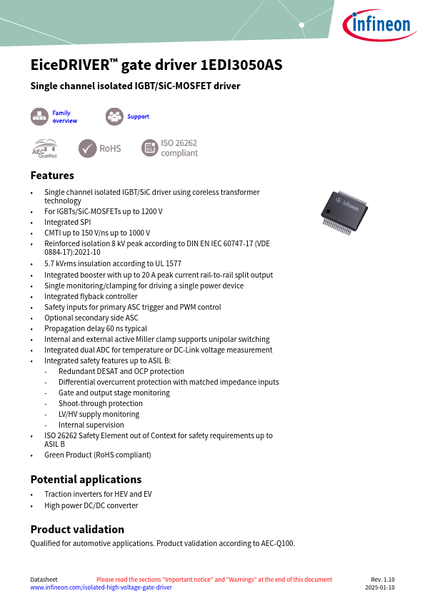 1EDI3050AS Datasheet Preview