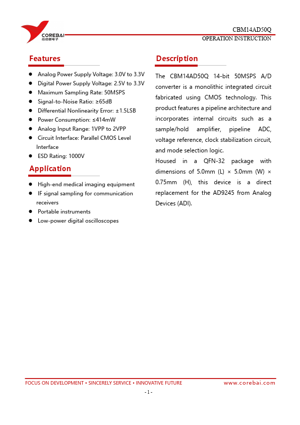 CBM14AD50Q Datasheet Preview