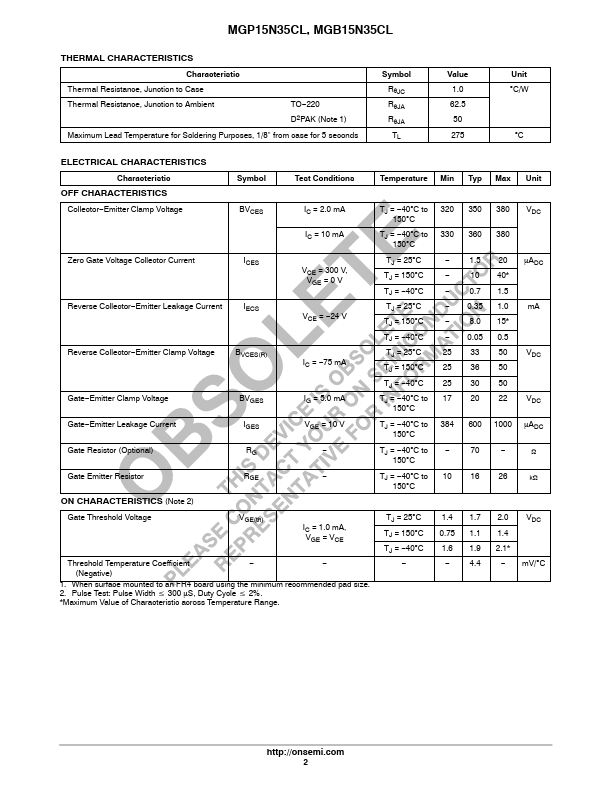 MGP15N35CL